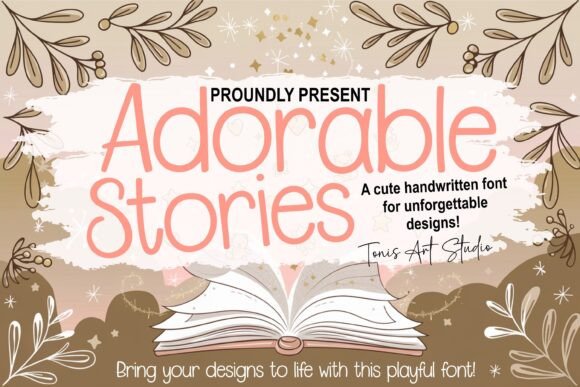 Adorable Stories: A Whimsical Typeface for Handmade Branding