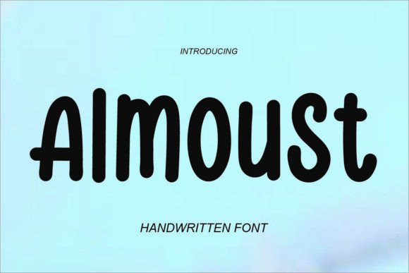 Almoust: A Handwritten Typeface for Editorial Branding