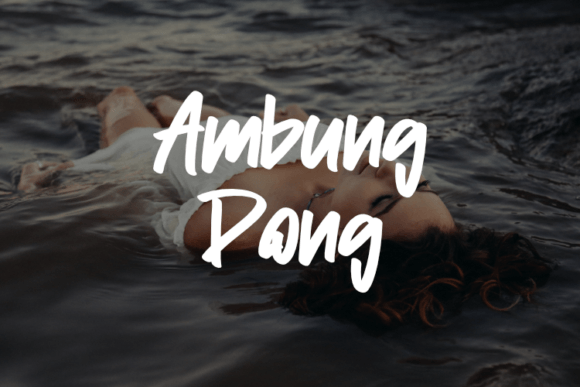 Ambung Dong: The Script Typeface for Editorial Design