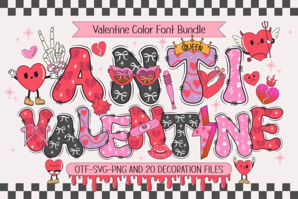 Anti Valentine Font for Web Design