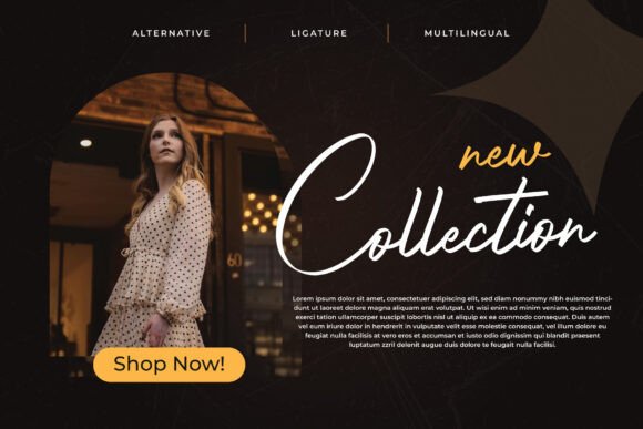 Avalline: A Graceful Script Typeface for Elegant Branding