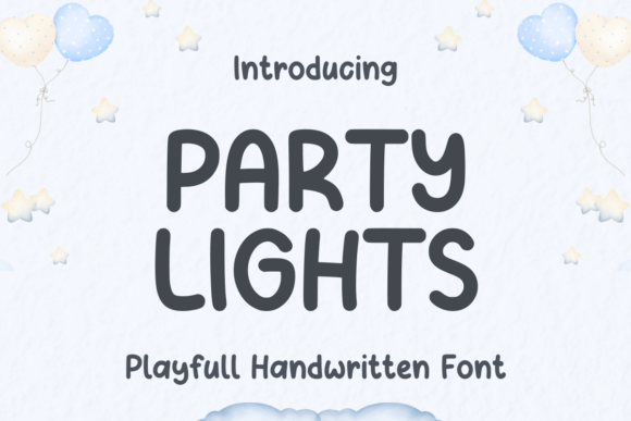 Bring Your Creations to Life with Party Lights Font