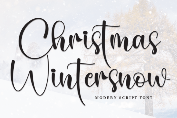 Christmas Wintersnow: A Cozy Handwritten Typeface for Seasonal Creations