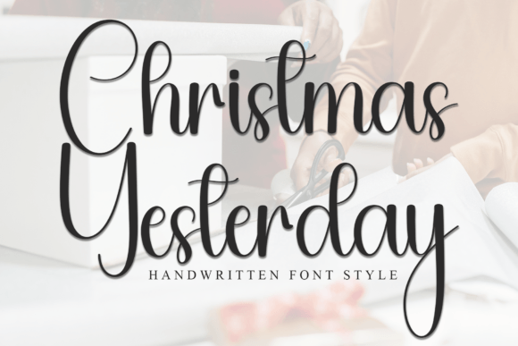 Christmas Yesterday: A Handwritten Typeface for Elegant Web Design