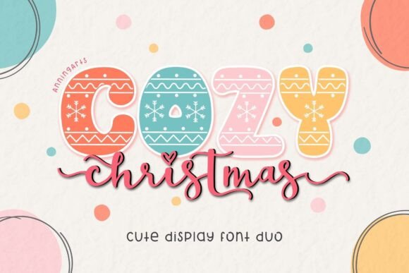 Cozy Christmas Duo: The Display Font for Festive Brand Campaigns