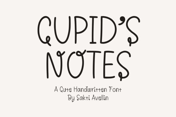 Cupid s Notes: The Handwritten Typeface for Authentic Brand Identity