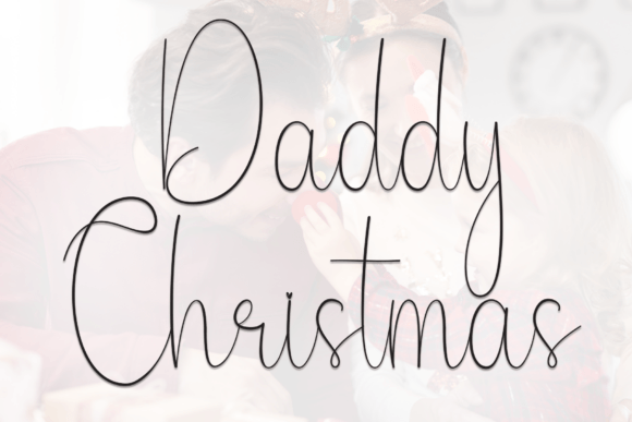 Daddy Christmas: A Handwritten Font for Polished Brand Identity