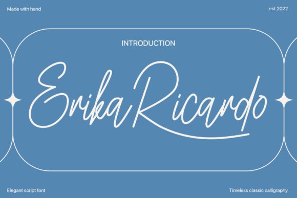 Erika Ricardo: The Modern Script Font for Scroll-Stopping Brand Visuals