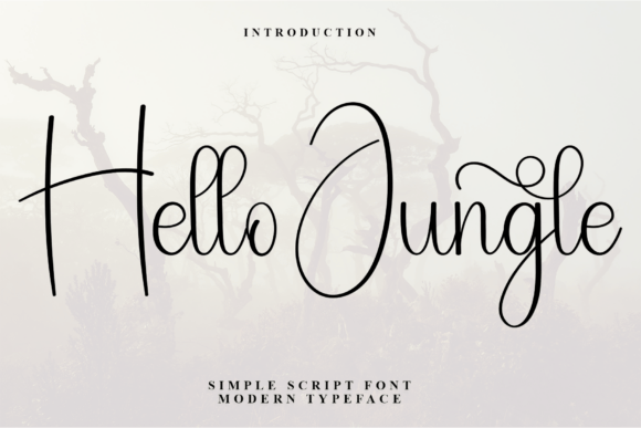 Hello Jungle: A Script Amp Typeface for Engaging Campaigns