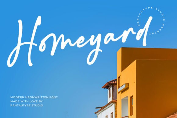 Homeyard Typeface: A Modern Handwritten Font for Web Design