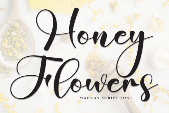 Honey Flowers Script Font for Digital Campaigns
