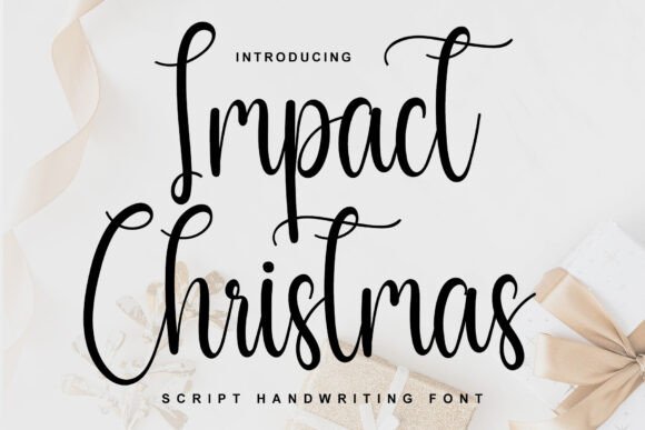 Impact Christmas Font for Bold Digital Campaigns