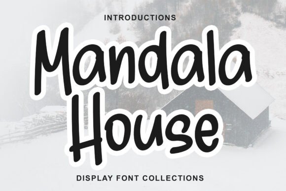 Mandala House: A Playful Script Font for Festive Digital Experiences
