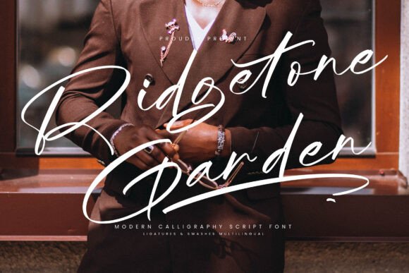 Ridgetone Garden: A Modern Script Font for Handmade Brands