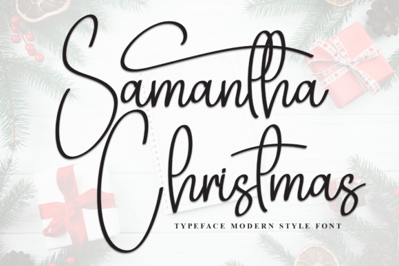 Samantha Christmas Font Review for Holiday Campaigns