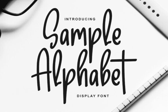 Sample Alphabet: The Whimsical Typeface for Memorable Campaigns