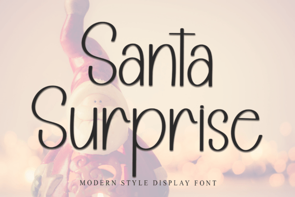 Santa Surprise: A Playful Script Font for Festive Brand Identity