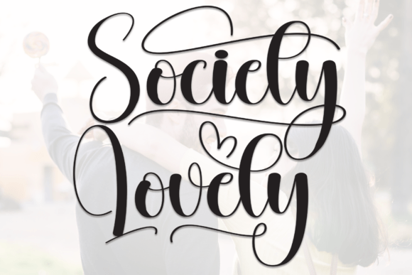 Society Lovely: A Handwritten Typeface for Cozy Digital Branding