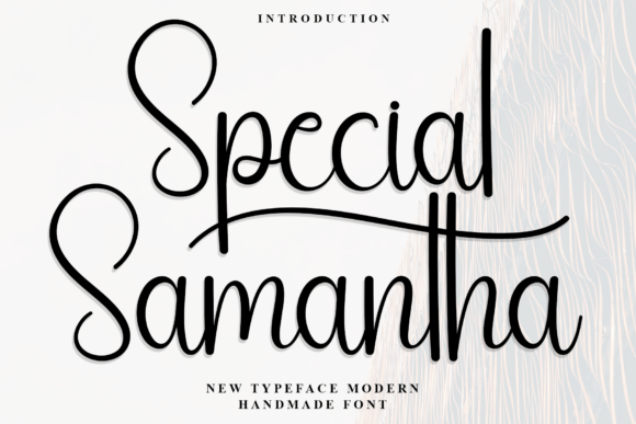 Special Samantha: A Graceful Script Font for Web Design