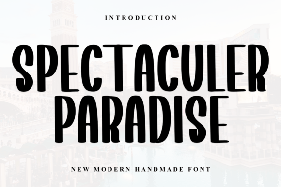 Spectaculer Paradise: The Casual Script Font for Warmer Campaigns