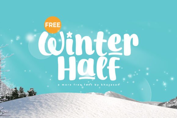 Winter Half: A Modern Script Typeface for Digital Branding